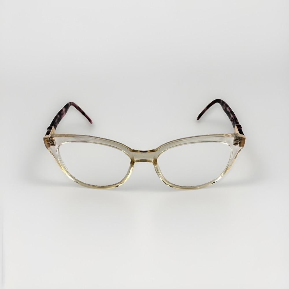 Robert Marc NYC Eyeglass Frames Womens 52mm Clear Pink Tortoise Cat Eye